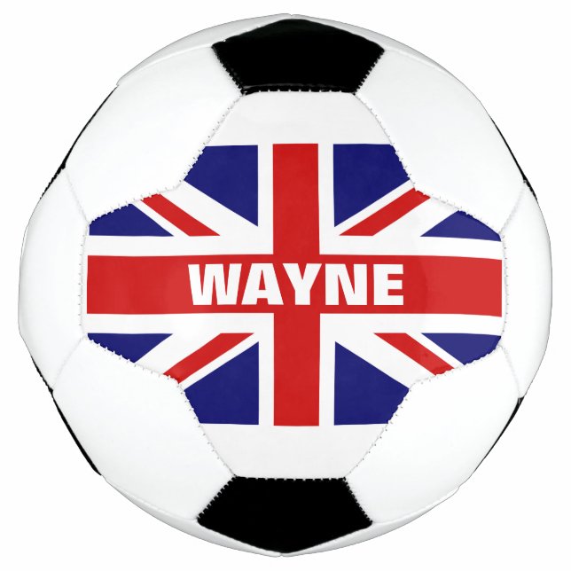 Bola de futebol personalizada com a bandeira da Un (Frente)