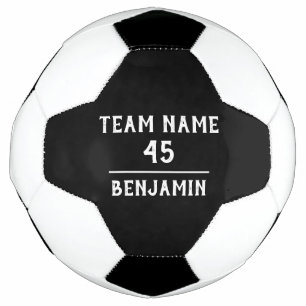 Bola de Futebol Personalizada com Nome e Número da
