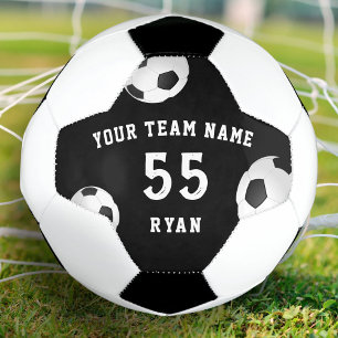 Bola de Futebol Personalizada com Número de Nome