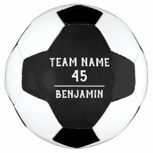 Bola de Futebol Personalizada com Número de Nome d
