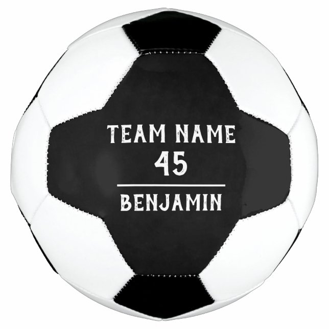 Bola de Futebol Personalizada com Número de Nome d (Frente)