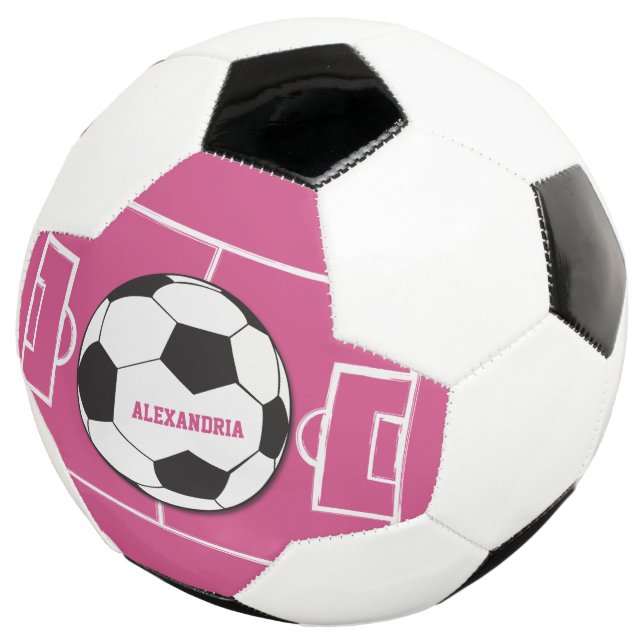 Bola de Futebol Personalizada e Rosa de Campo (Três quartos)