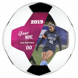 Bola de Futebol Personalizada Fatia Rosa