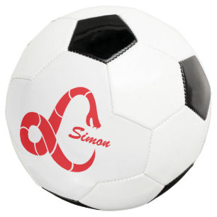 Bola de futebol personalizada para crianças com lo