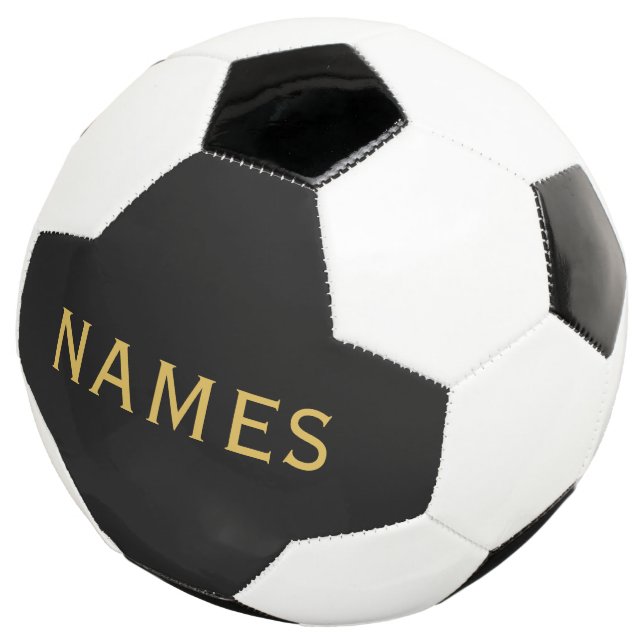 Bola De Futebol Personalizado Com Sobrenome ou Apelido (Três quartos)