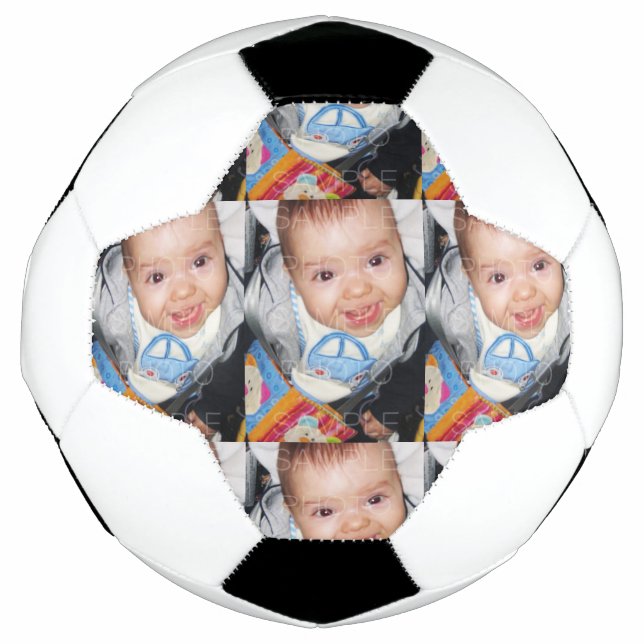 Bola De Futebol Personalize-o com a sua fotografia (Frente)