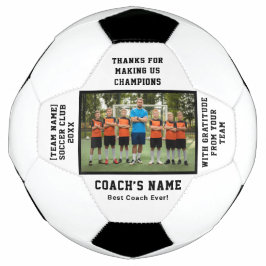 Bola De Futebol Personalized Football Team Coach with Photo Text