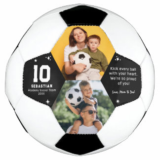 Bola De Futebol Personalized Kids Soccer Photo and Custom Message