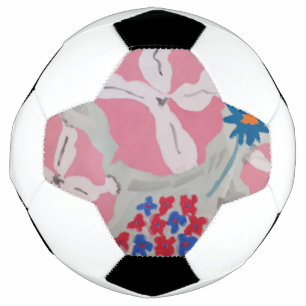Bola De Futebol Petunias e Flores de Verão