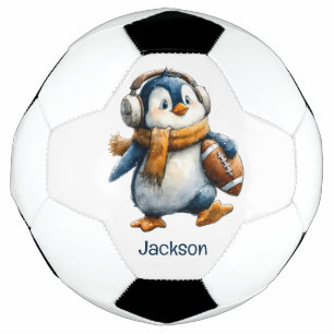Bola De Futebol Pinguim de Futebol de Inverno Personalizado para C