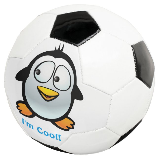 Bola De Futebol Pinguim legal (Três quartos)