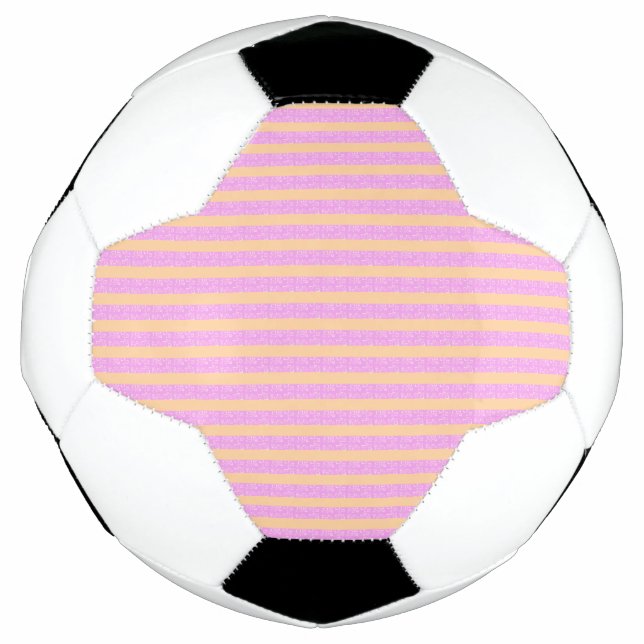 Bola De Futebol Pink Geometric  (Frente)