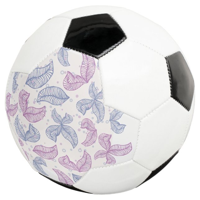 Bola De Futebol pino design (Três quartos)