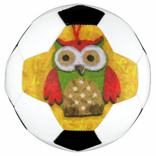 Bola De Futebol Pintura de coruja