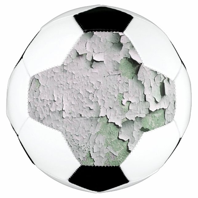 BOLA DE FUTEBOL PINTURA VELHA DE ENGLAND PEELING (Frente)