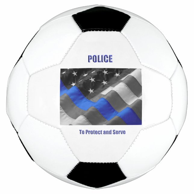 Bola De Futebol Polícia (Frente)