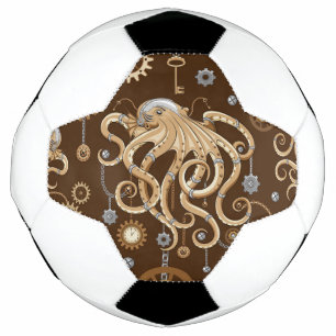 Bola De Futebol Polvo Steampunk Retro Fantasia Mecânica