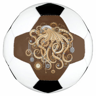 Bola De Futebol Polvo Steampunk Retro Fantasia Mecânica