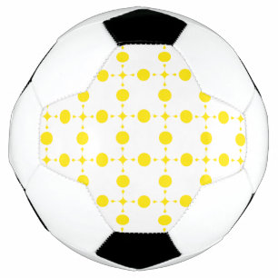 Bola De Futebol Pontos Amarelos Polca, Padrão de Pontos Polca, Pon