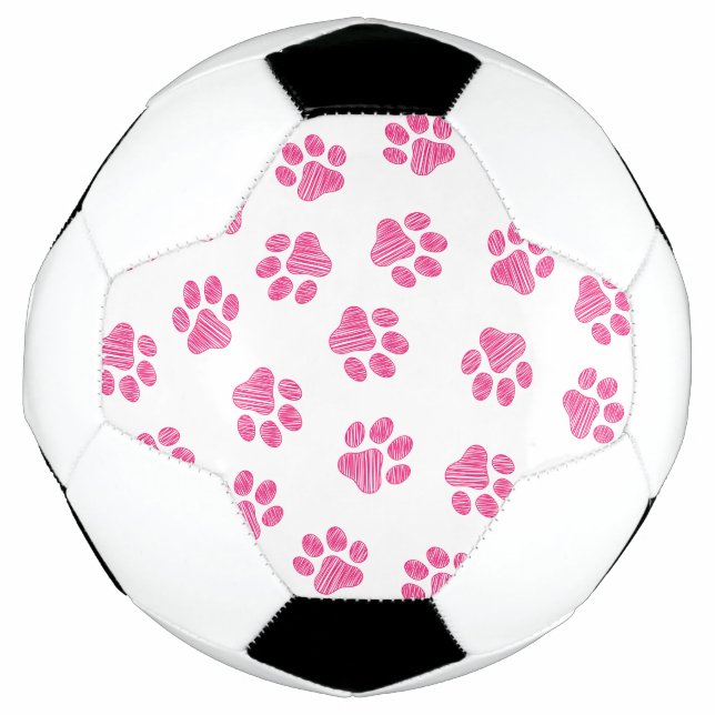 Bola De Futebol Porcas, Patas-Cães, Patas-Rosa (Frente)