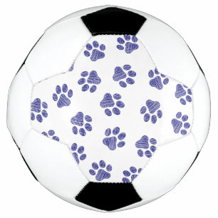 Bola De Futebol Portas, Patas-Cachorros, Patas-Azuis-Marinhos