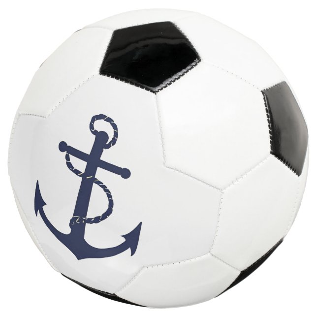Bola De Futebol Praia Âncora Simple Modern (Três quartos)