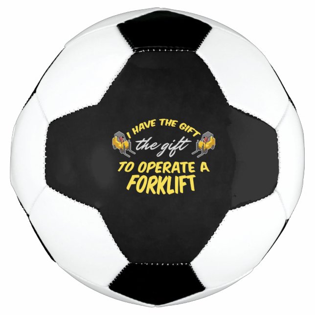 Bola De Futebol Presente de empilhadeira (Frente)
