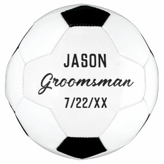 Bola De Futebol Presente para Padrinhos com Texto Personalizado Fa