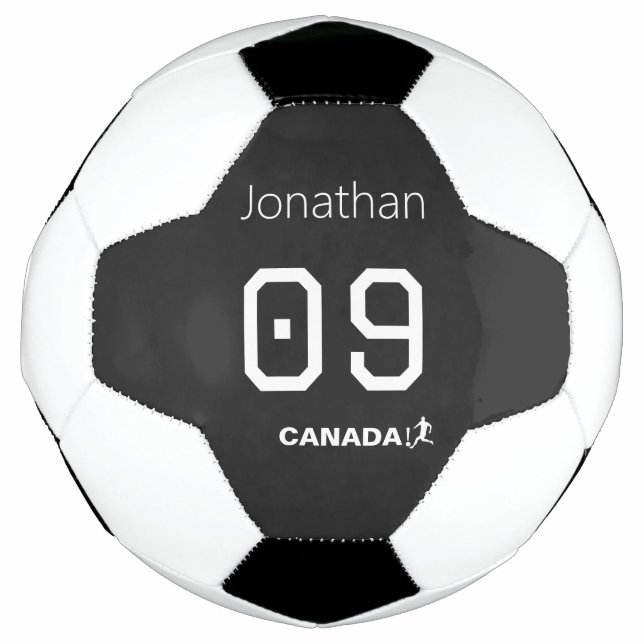 Bola De Futebol Presente Personalizado da Equipe Atlética do Canad (Frente)
