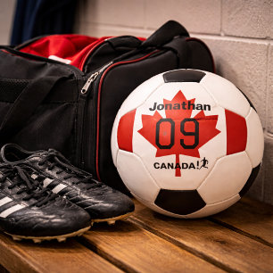 Bola De Futebol Presente Personalizado do Canadá com Folha de Bord