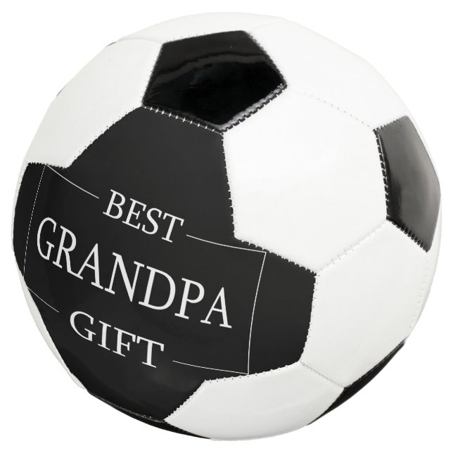 Bola De Futebol Presente Personalizado Para Aniversário Do Avô (Três quartos)