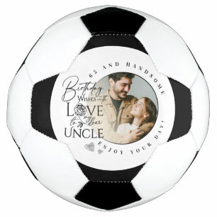 Bola De Futebol Presentes de Aniversário para Tio Minimalista