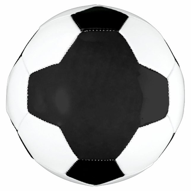 Bola De Futebol Preto e Branco (Frente)