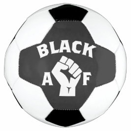 Bola De Futebol Punho de Protesto AF Preto