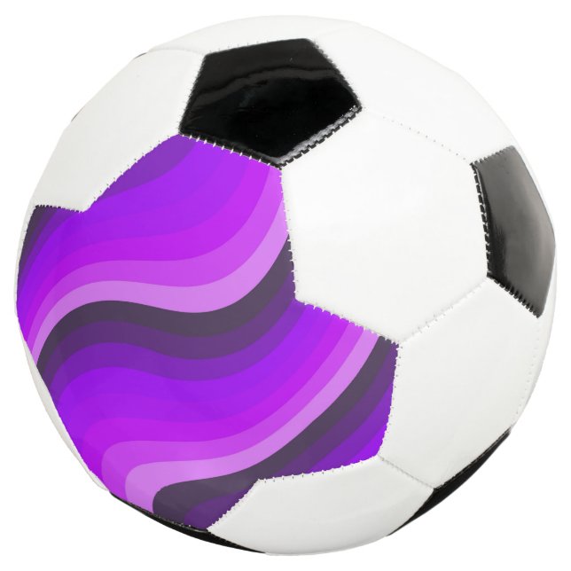 Bola De Futebol Purple Funky (Três quartos)