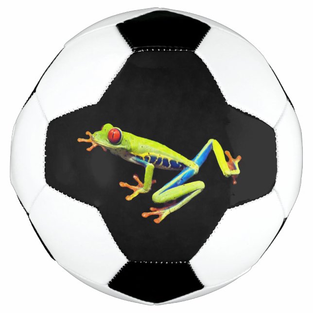 Bola De Futebol Rã-árvore Pintada de Olhos Vermelhos (Frente)