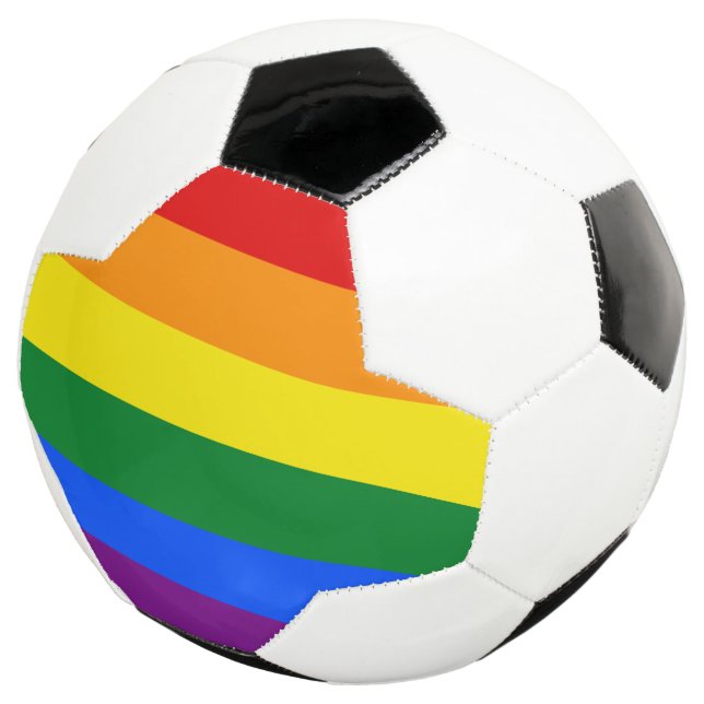 Bola De Futebol Rainbow Pride (Três quartos)