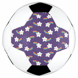 Bola De Futebol Rainbow Stars Soccer Ball