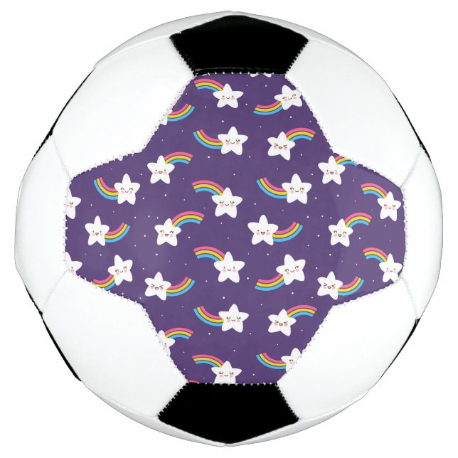 Bola De Futebol Rainbow Stars Soccer Ball (Frente)