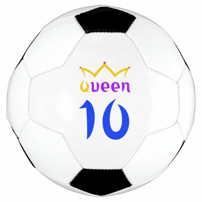 Bola De Futebol Rainha 10 (Frente)