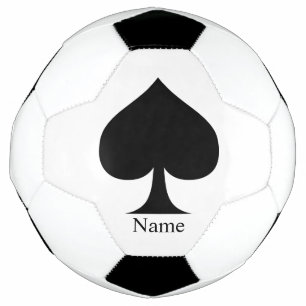 Bola De Futebol Rainha Negra de Espadas Negra Thunder_Cove