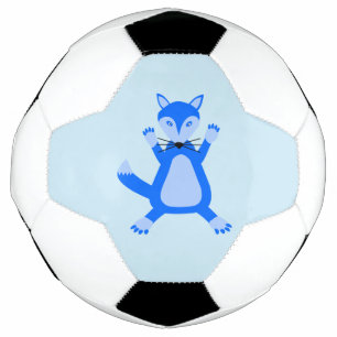 Bola De Futebol Raposa-Bebê Azul