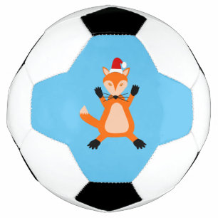 Bola De Futebol Raposa de Natal giro