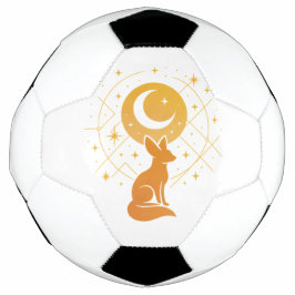 Bola De Futebol Raposa do Deserto Celestial - Lua e Estrelas Cósmi