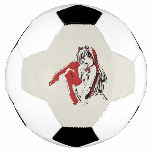Bola De Futebol RBP, Neko, o Furão de Gata Sexy Anime (Frente)