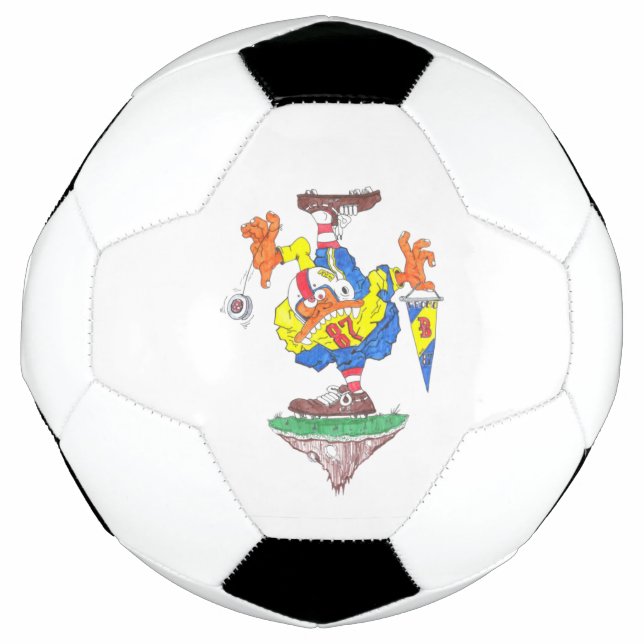 Bola De Futebol Recuerdo de la promo 87 DB LPZ (Frente)