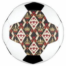 Bola De Futebol Rei & Rainha de Copas