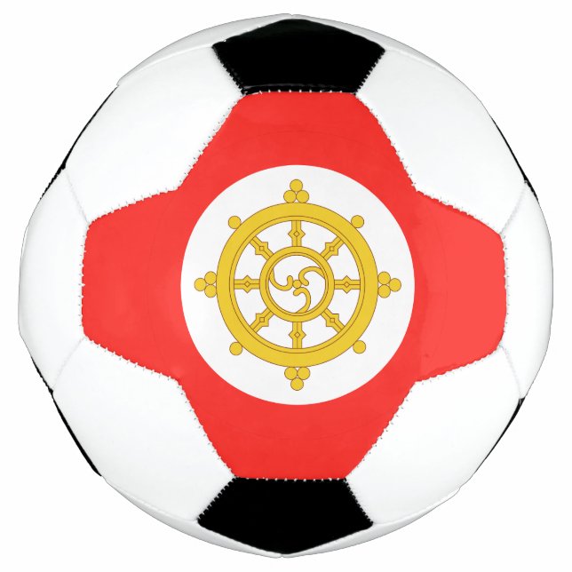 Bola De Futebol Reino de Sikkim Flag (Frente)