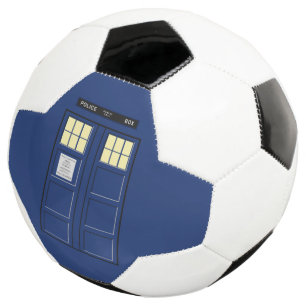 Bola De Futebol Reino Unido - Blue Police Call Box 1