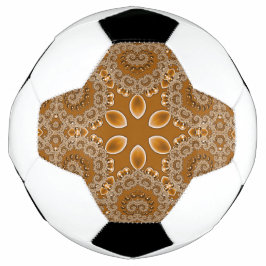 Bola De Futebol Renda Fractal de Caramelo